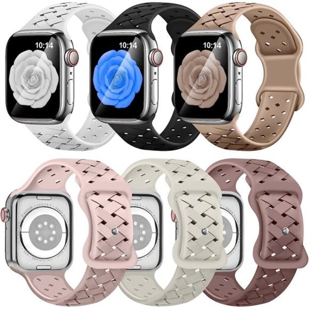 NEW 6 Pack Stylish Apple Watch Bands